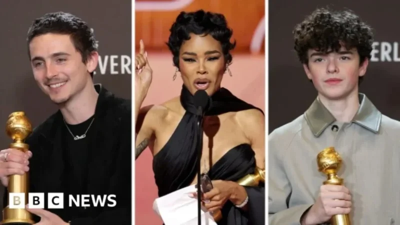 Timothée Chalamet, Teyana Taylor Shine at Golden Globes Highlights