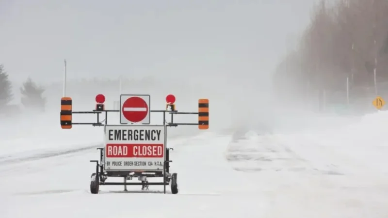 Weather Forces Closure of Highway 17