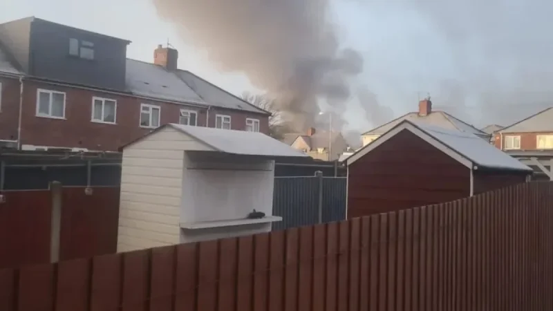 Wolverhampton Fire Erupts, Sending Smoke Over City Amid ‘Explosion’ Reports