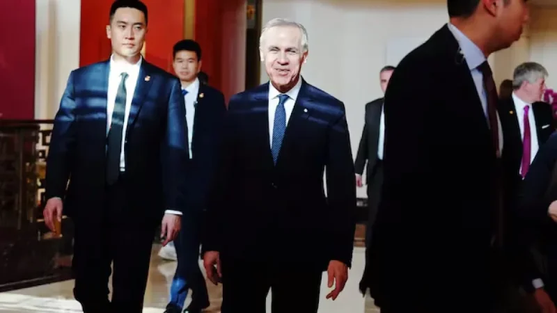 Carney’s First Day in China Yields Energy Agreement, Tariff Talks Continue