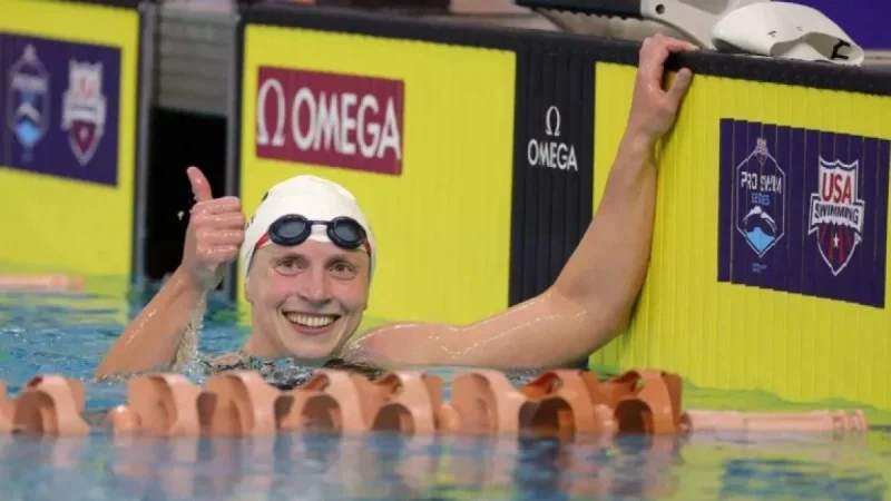 Katie Ledecky Records Second-Fastest 1,500m Freestyle in Season Debut