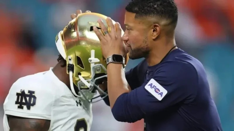 Marcus Freeman Discusses NFL Interest After Notre Dame’s CFP Miss