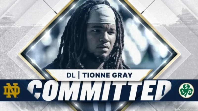 Notre Dame Secures Oregon Transfer DL Tionne Gray