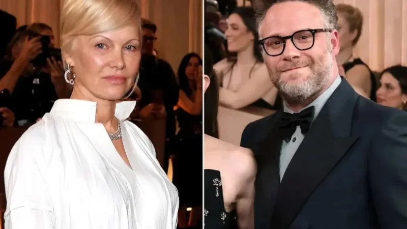 Pamela Anderson Uncomfortable Near Seth Rogen at Golden Globes Over Series