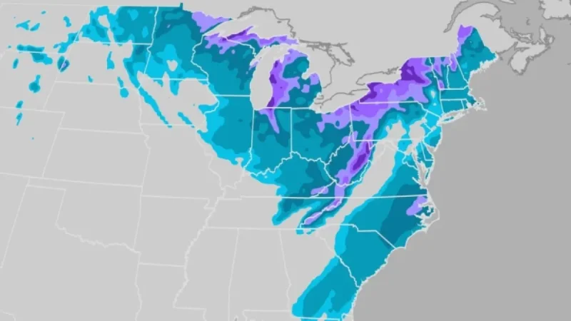 Snowstorm Parade Sweeps East with Wind and Extreme Cold This Week