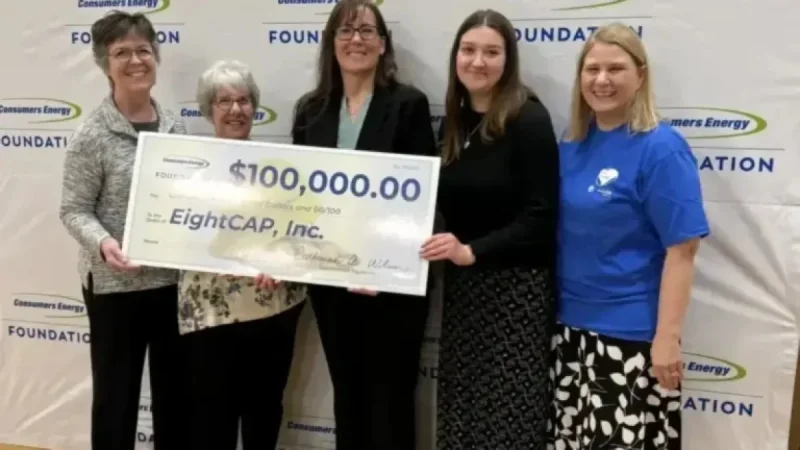 Consumers Energy Foundation Grants $100,000 to EightCAP