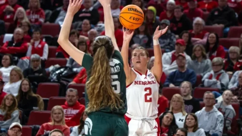 Huskers Aim to Upset No. 15 Spartans on the Road
