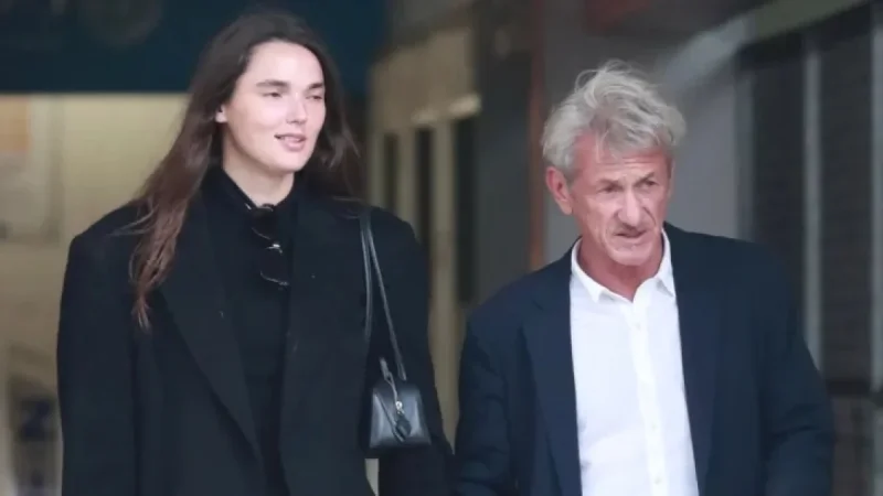Sean Penn and Valeria Nicov Enjoy Rare Outing in Santa Monica