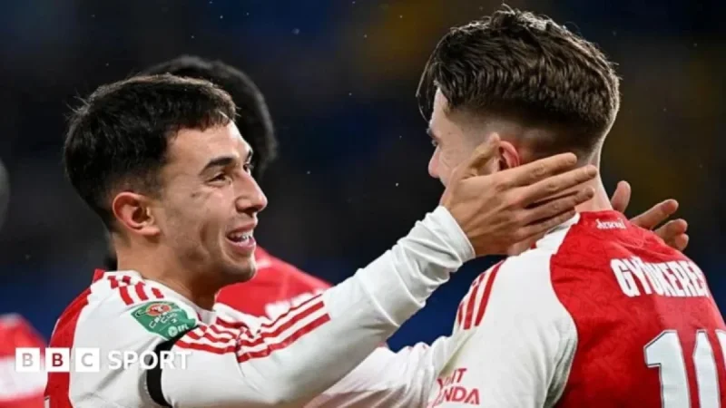 Arsenal Edges Chelsea 3-2 in EFL Cup Semi-Final, Garnacho Shines