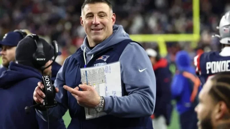 Coach Mike Vrabel Makes Fridays Fun for Patriots During Playoff Run