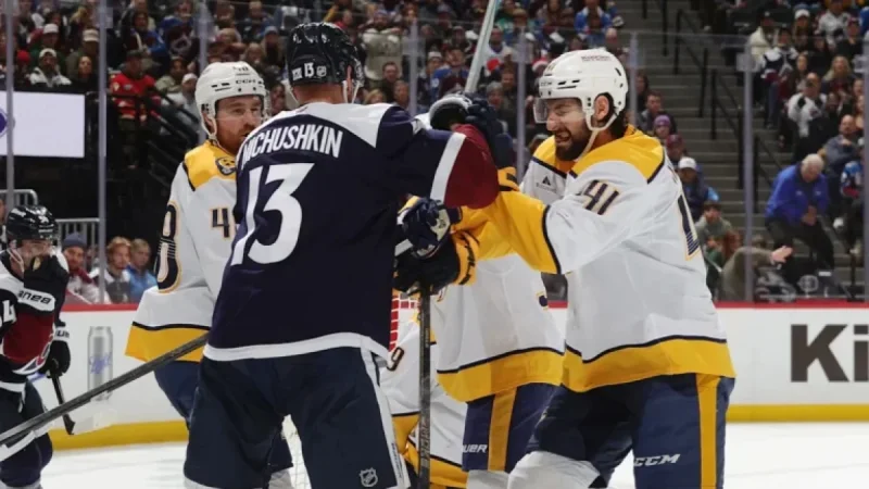 Colorado Avalanche Clash with Nashville Predators at 7:00 p.m.