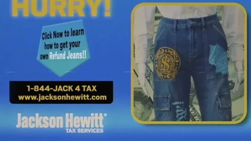 Jackson Hewitt Launches ‘Refund Jeans’ with Big Pockets for Tax Returns