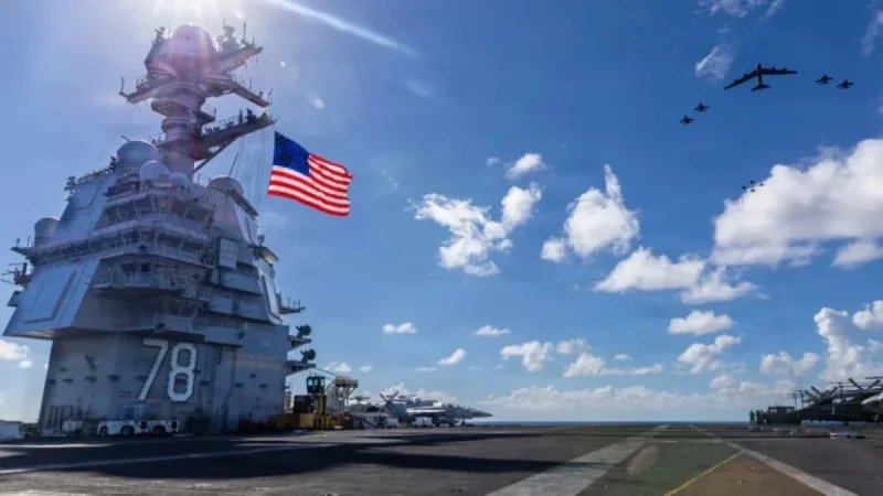 U.S. Carrier Faces Plumbing Crisis Near Venezuela Coast