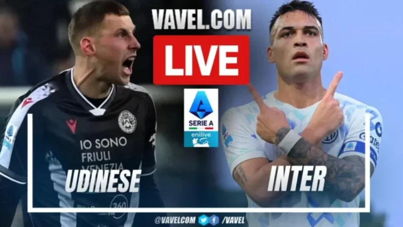 Udinese vs Inter: Live Score Updates from Serie A Showdown