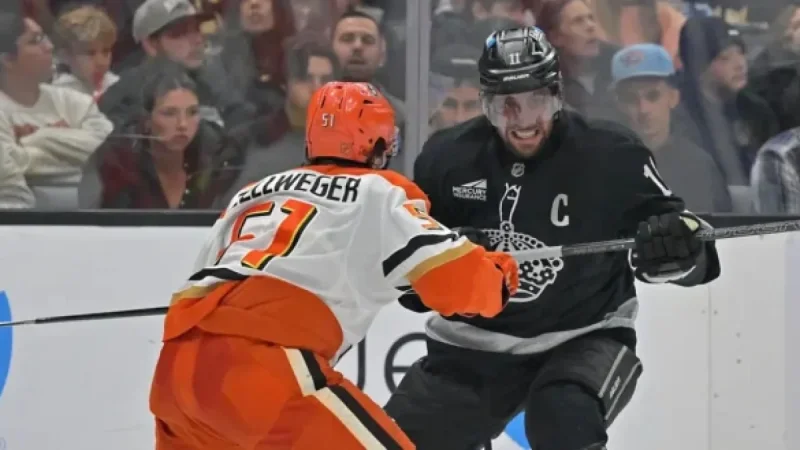 Anze Kopitar’s Impact in Ducks vs. Kings Rivalry Highlighted