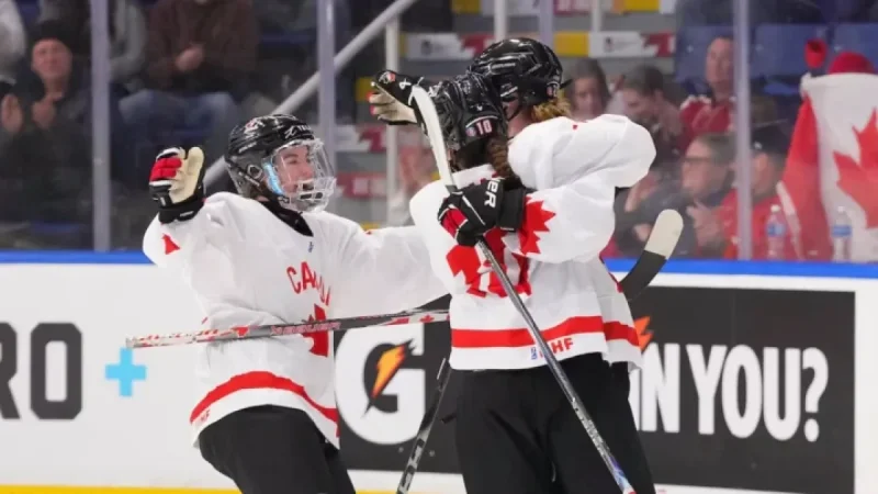 Canada Dominates Finland to Reach U18 Women’s World Semis