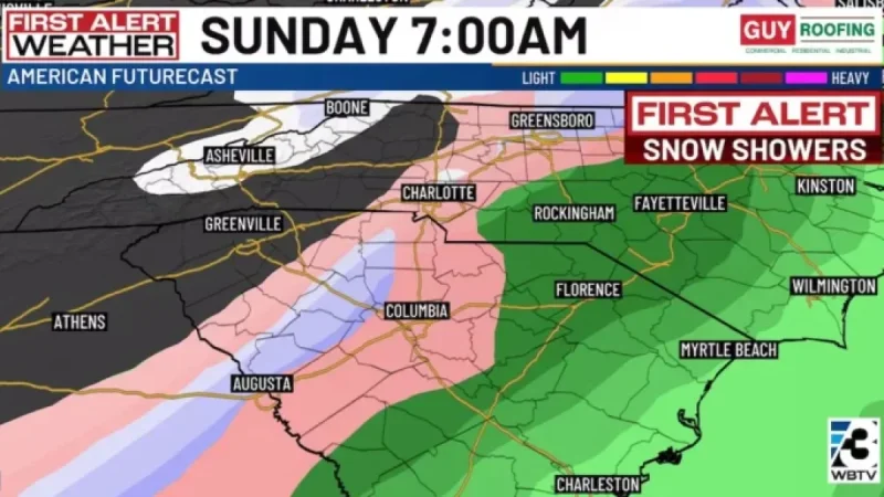Charlotte Metro’s Weekend Snow Forecast Dims: Here’s Why