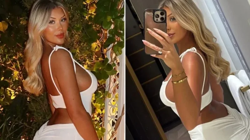 ‘Love Island’s Eve Gale Dazzles in Revealing White Dress – Star Magazine’