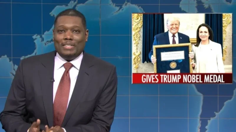 Michael Che Criticizes Trump’s Desperate Bid for Peace Prize