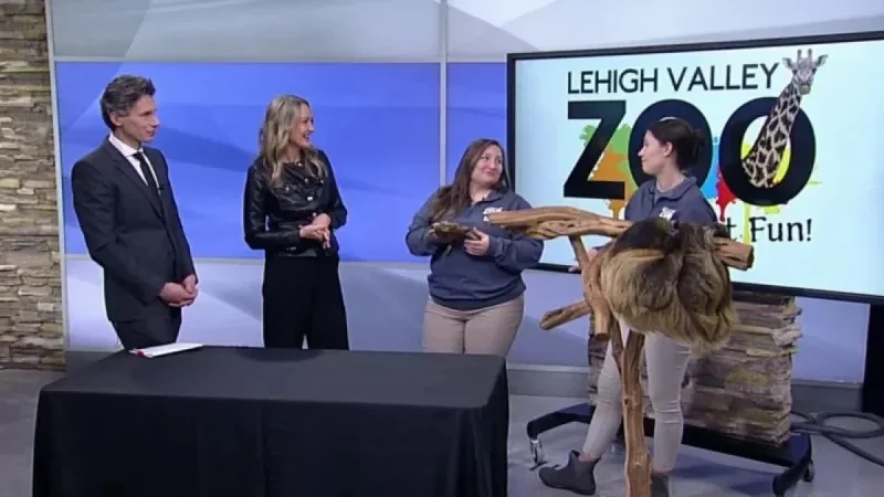 Special Guests from Lehigh Valley Zoo Visit