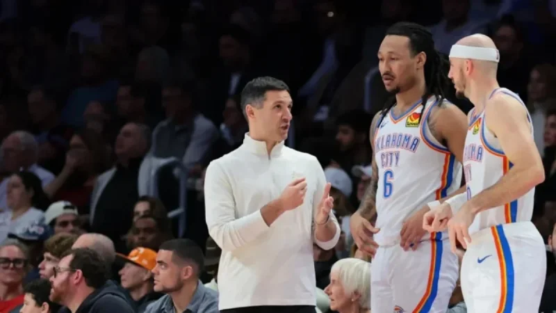 Alex Caruso and Jaylin Williams Leave OKC Thunder Game Early