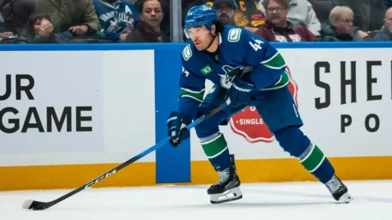 Canucks Trade Kiefer Sherwood to San Jose Sharks