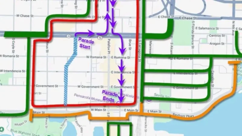 MLK Day Festivities: New Pensacola Parade Route Announced for Monday