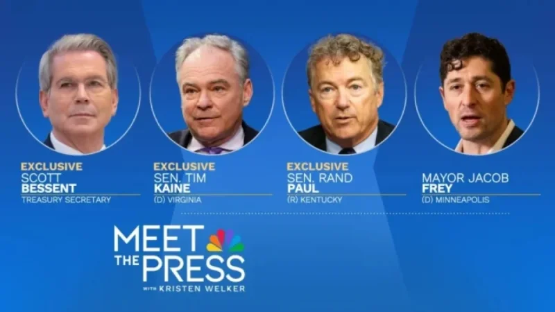 Sec. Bessent, Sen. Paul, Sen. Kaine, Mayor Frey Meet on Jan. 18