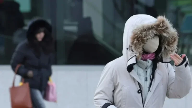 Severe Winter Cold to Hit Korea: Wind Chill Drops to -20°C