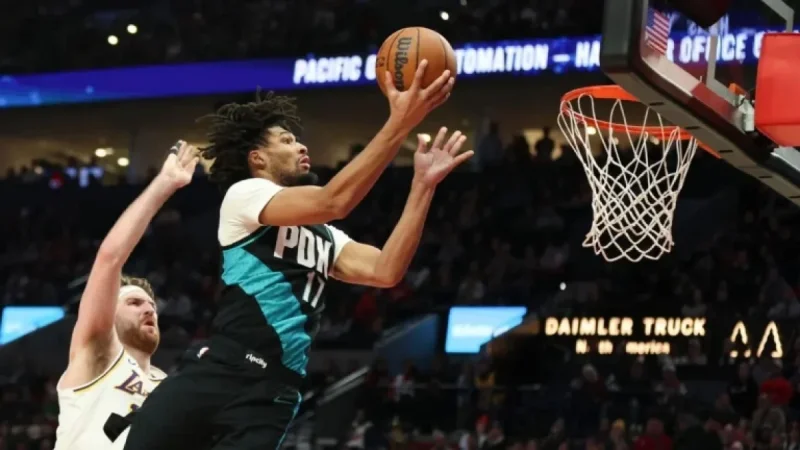 Sharpe Propels Trail Blazers Past Lakers in Doncic’s Absence