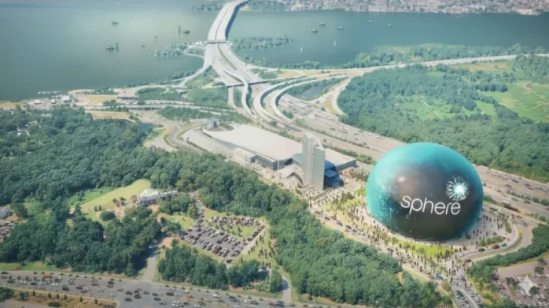 Sphere Arrives at National Harbor Maryland in Washington D.C.