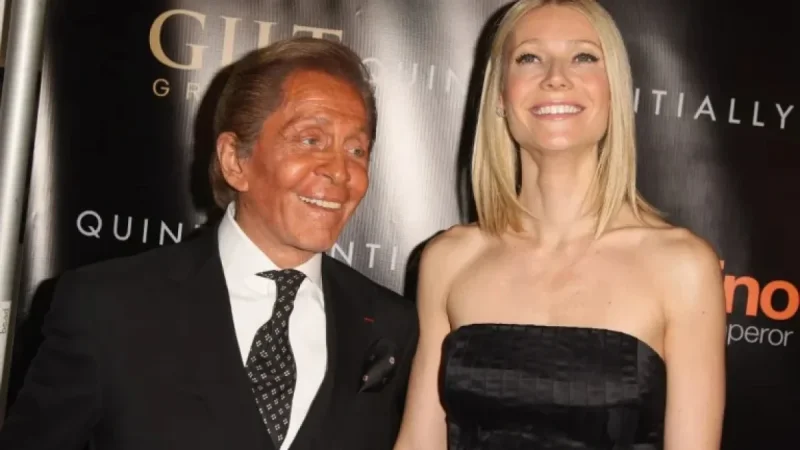 Gwyneth Paltrow Honors Italian Fashion Designer Valentino