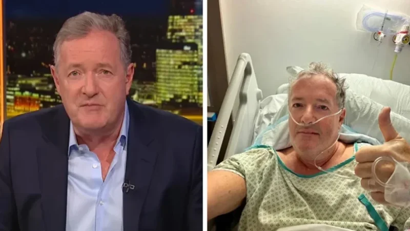 Piers Morgan Hospitalized with Serious Injury, Blames Donald Trump