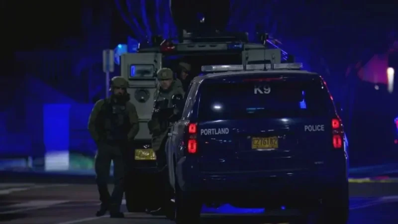 Portland Police Officers Shot; Manhunt for Suspect Continues