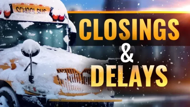 School Delays Planned for Tuesday, January 20
