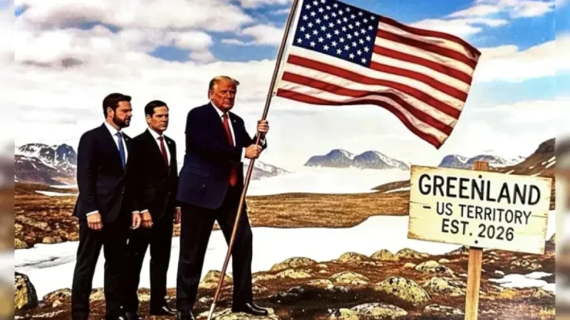 Trump Mocks NATO by Altering US Map to Include Greenland
