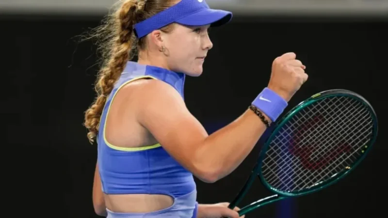 Andreeva Dominates Sakkari with 8-Game Winning Streak