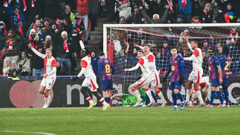 Barcelona Stunned Early by Slavia in Match Shocker