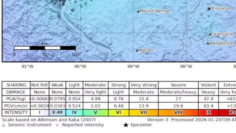Earthquake Rattles St. Louis Area Overnight