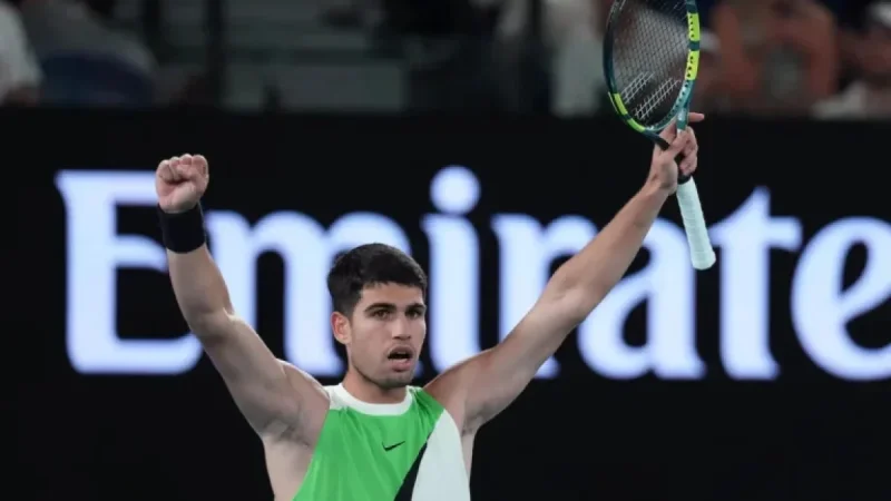 How to Stream Carlos Alcaraz vs Yannick Hanfmann at Australian Open Free