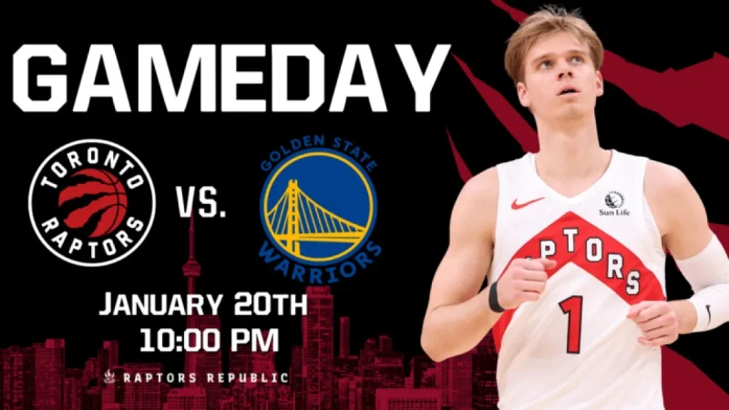 Raptors Face Warriors in January 20 Matchup