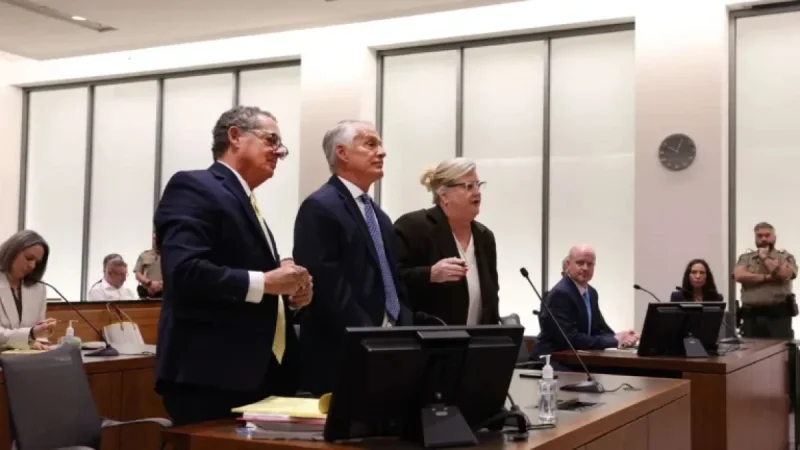 Widow Urges Quick Trial; Defense Seeks No Cameras in Courtroom