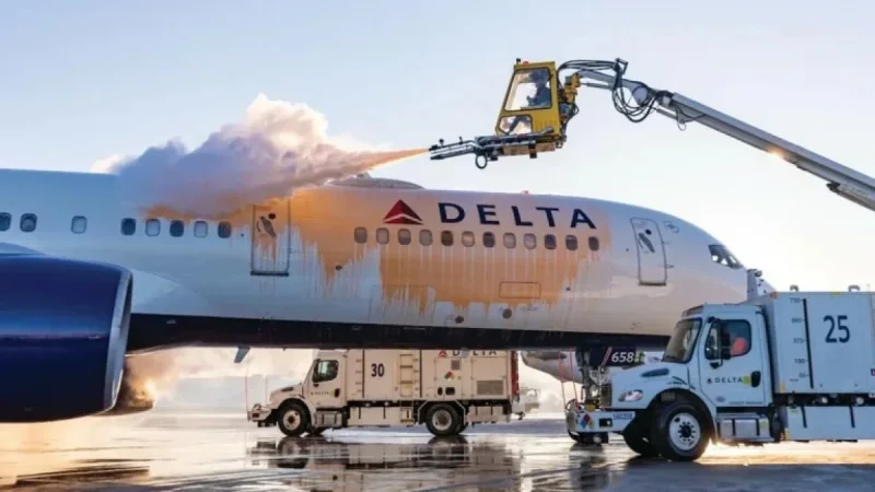 Delta Cancels Flights in 5 States Amid Winter Storm Fern; Waivers Expanded