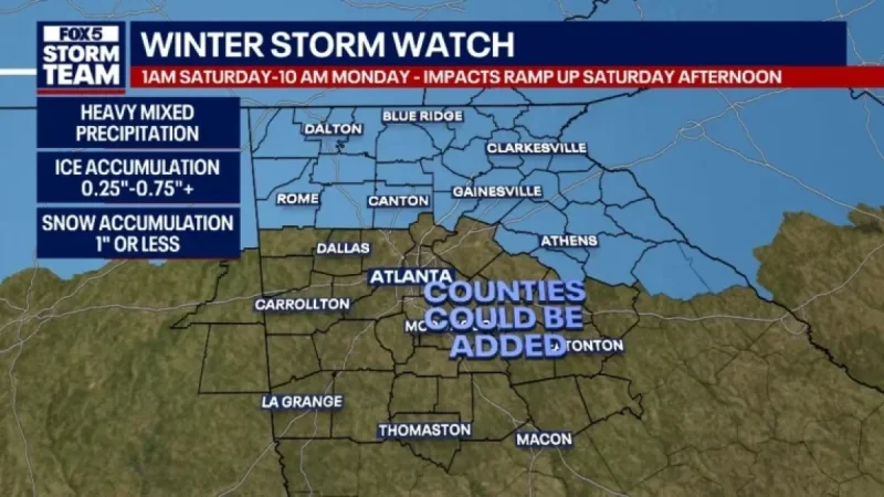 Governor Kemp Declares Georgia State of Emergency Ahead of Storm