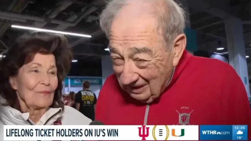 Indiana Fan Celebrates ‘Privilege’ of Witnessing National Championship Victory