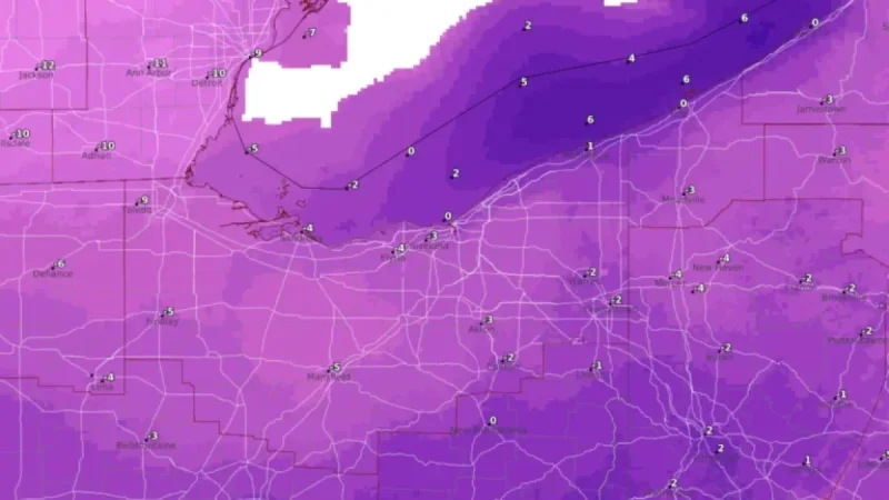 Severe Cold Front Hits NE Ohio with -15 Wind Chills; Major Storm Looms