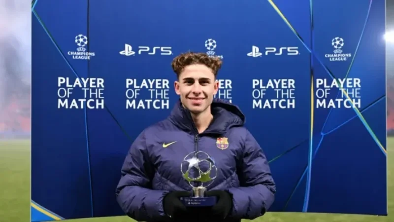 Slavia Prague Star Amazed by Barcelona’s Fermin Lopez’s Performance