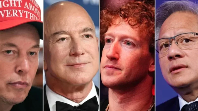 Tech Billionaires Gain $288 Billion in Trump’s First Year Return