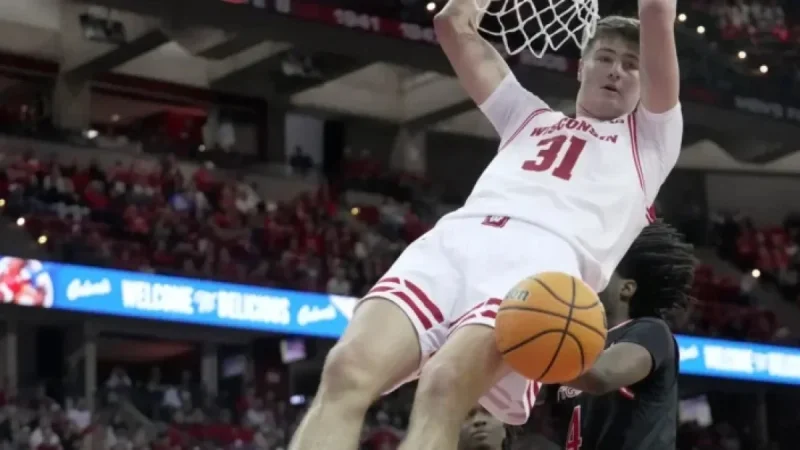 Badgers’ Center Doubtful for Thursday Showdown Against Penn State