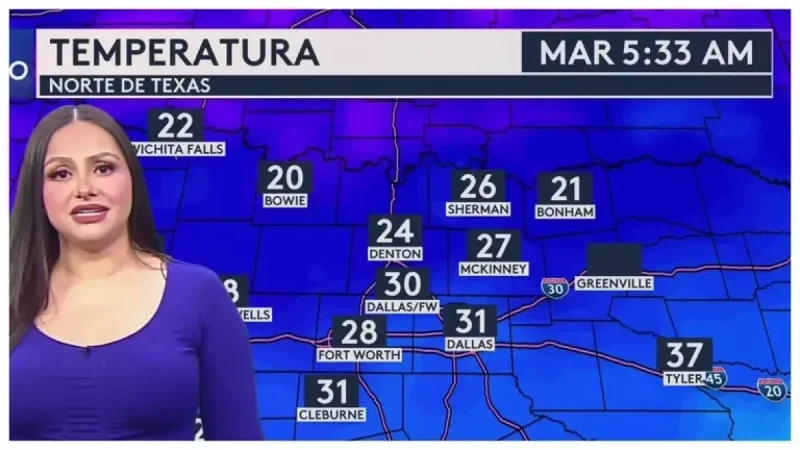 Dallas Weather Forecast: Wind Chill Drops to 25 Degrees Fahrenheit
